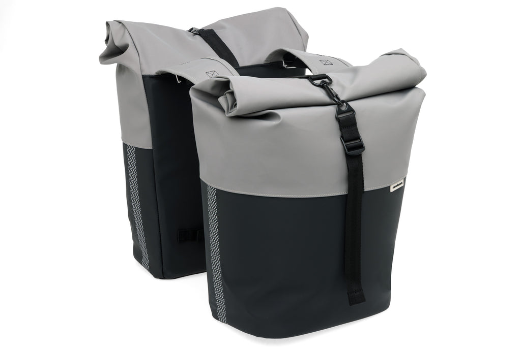 tas n.l. nyborg double  grey/black 30x17x37 34L 393.544