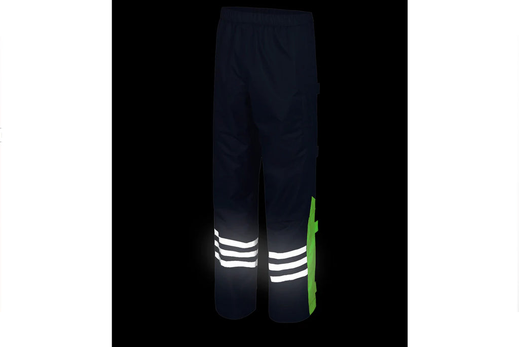 Regenbroek Urban Circus OPTIMIST M-L geel-blauw