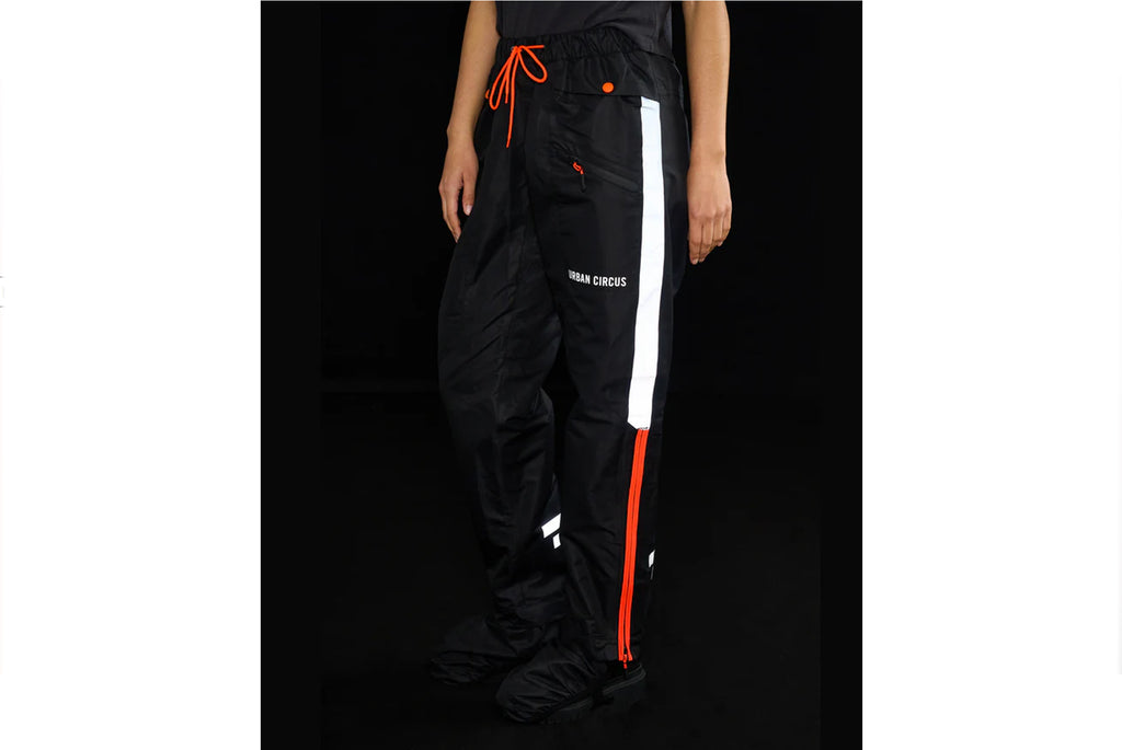 Regenbroek Urban Circus IYUC M oranje-zwart