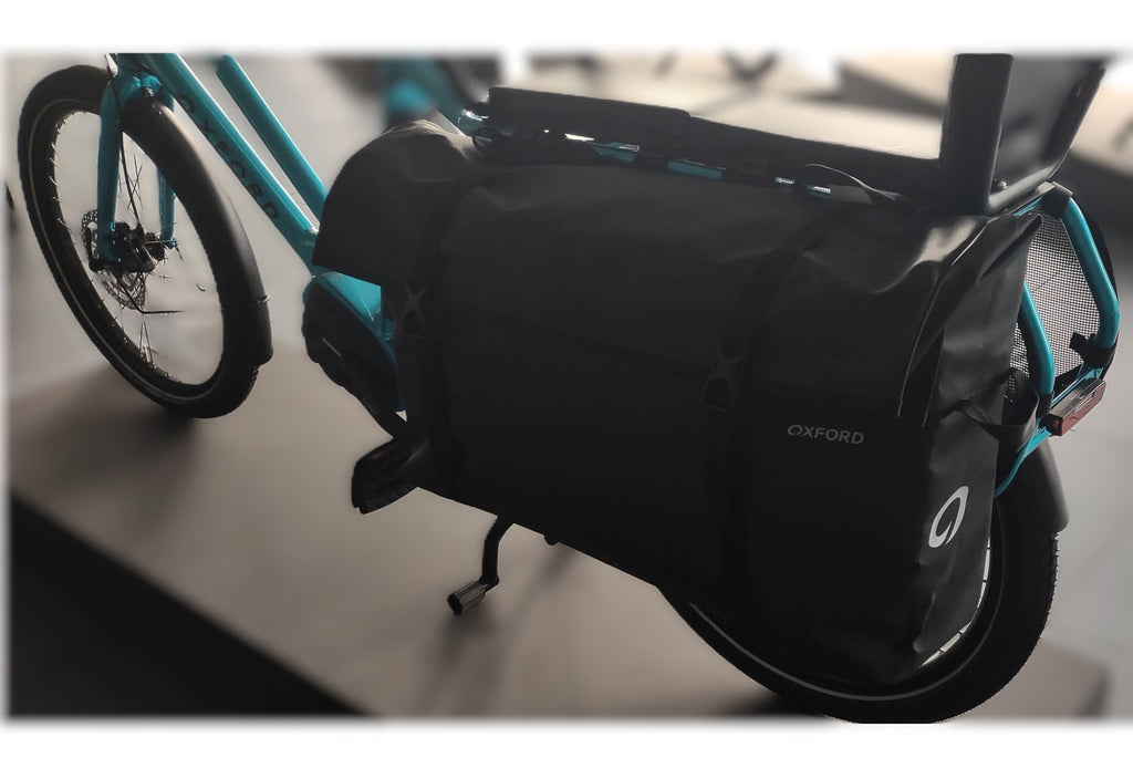 enkele fietstas zwart met velcro new looxs cargo bike