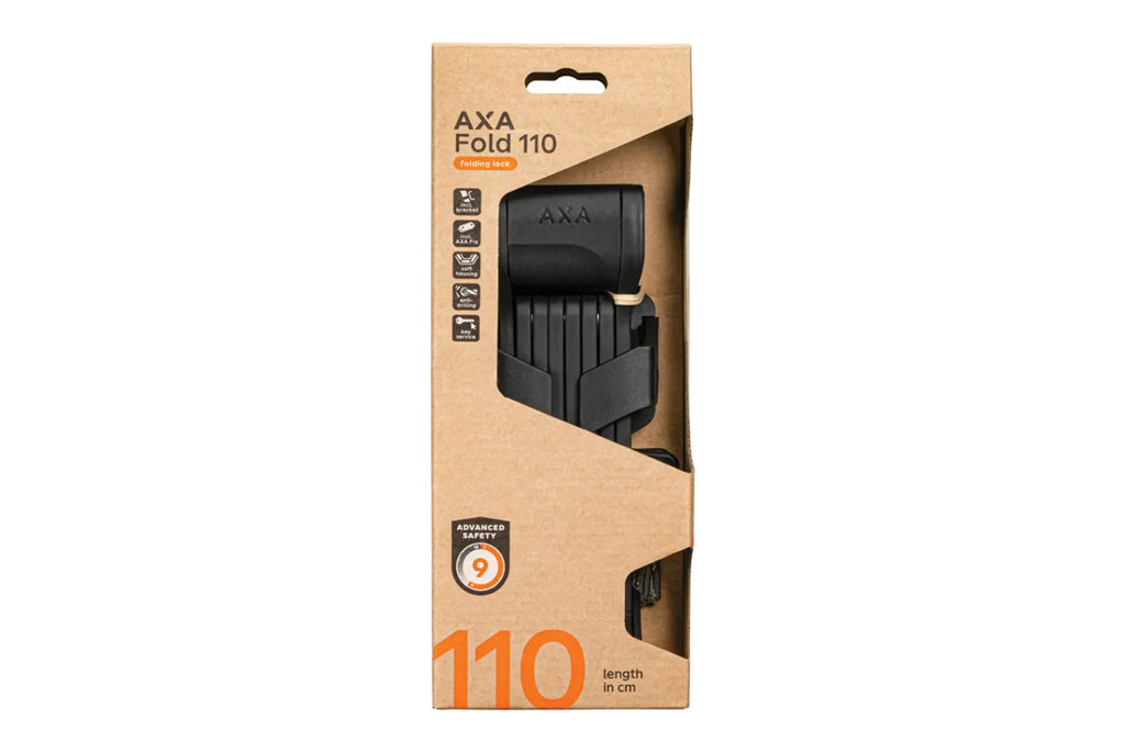 VOUWSLOT AXA FOLD 110CM ZWART INCL. AXA FIX