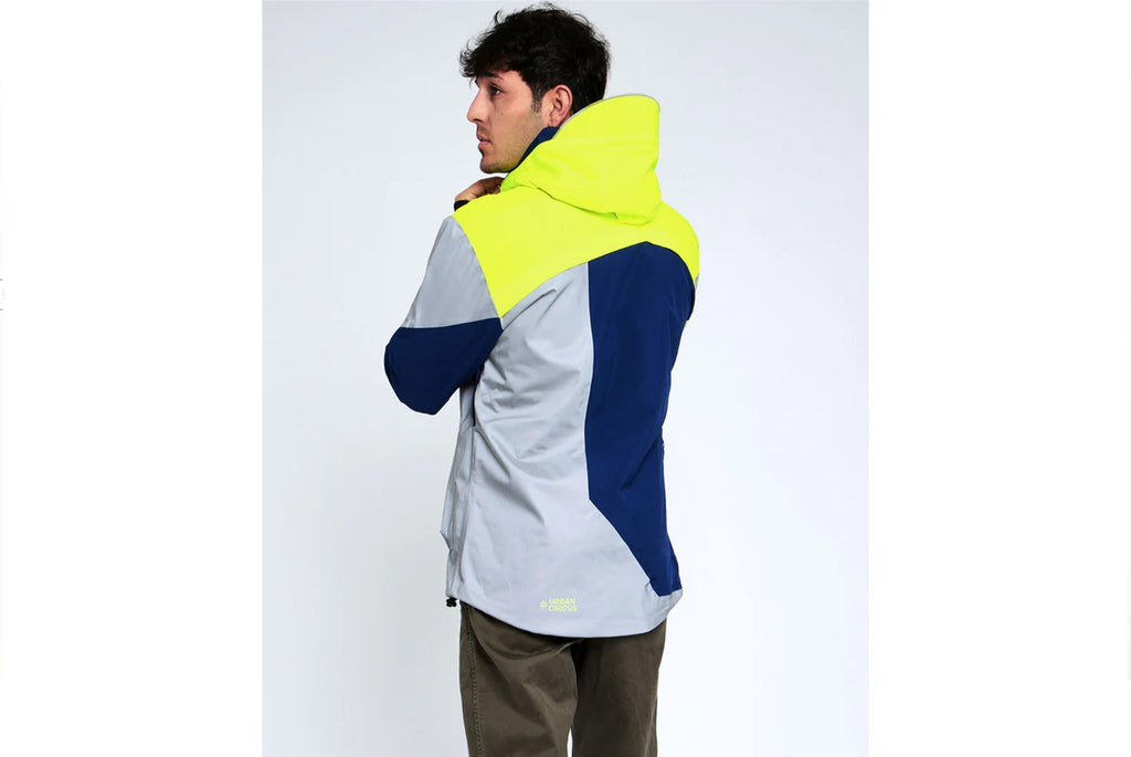 Vest Urban Circus REPOP L geel-blauw