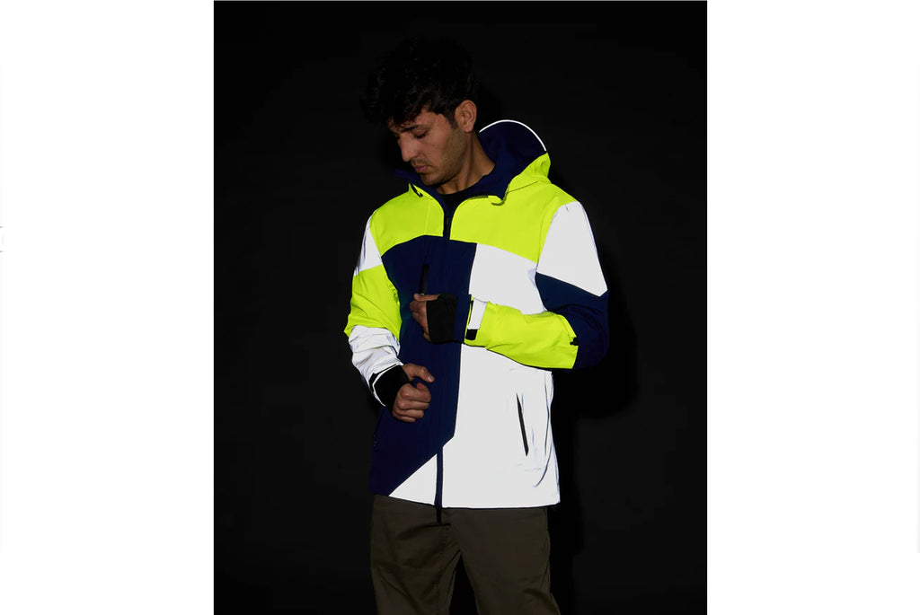 Vest Urban Circus REPOP M geel-blauw